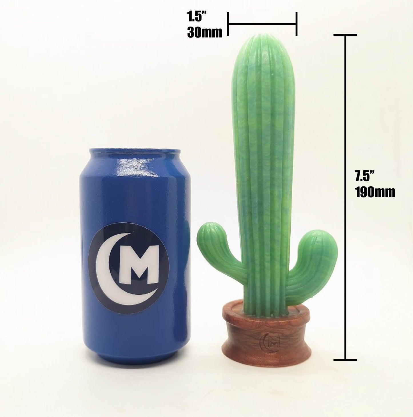 Cactus V1 7.5" Silicone Dildo