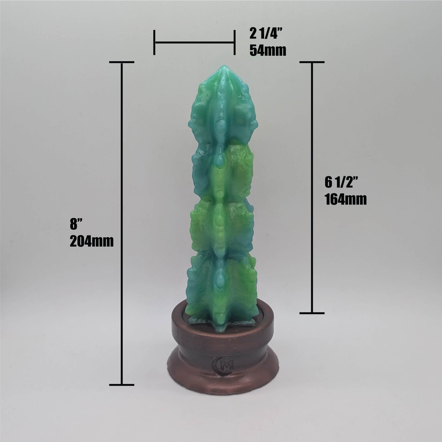 Cactus V2 8" Silicone Dildo
