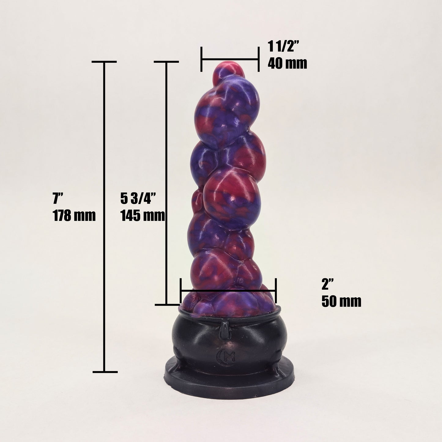 Witch's Cauldron 7" Silicone Dildo