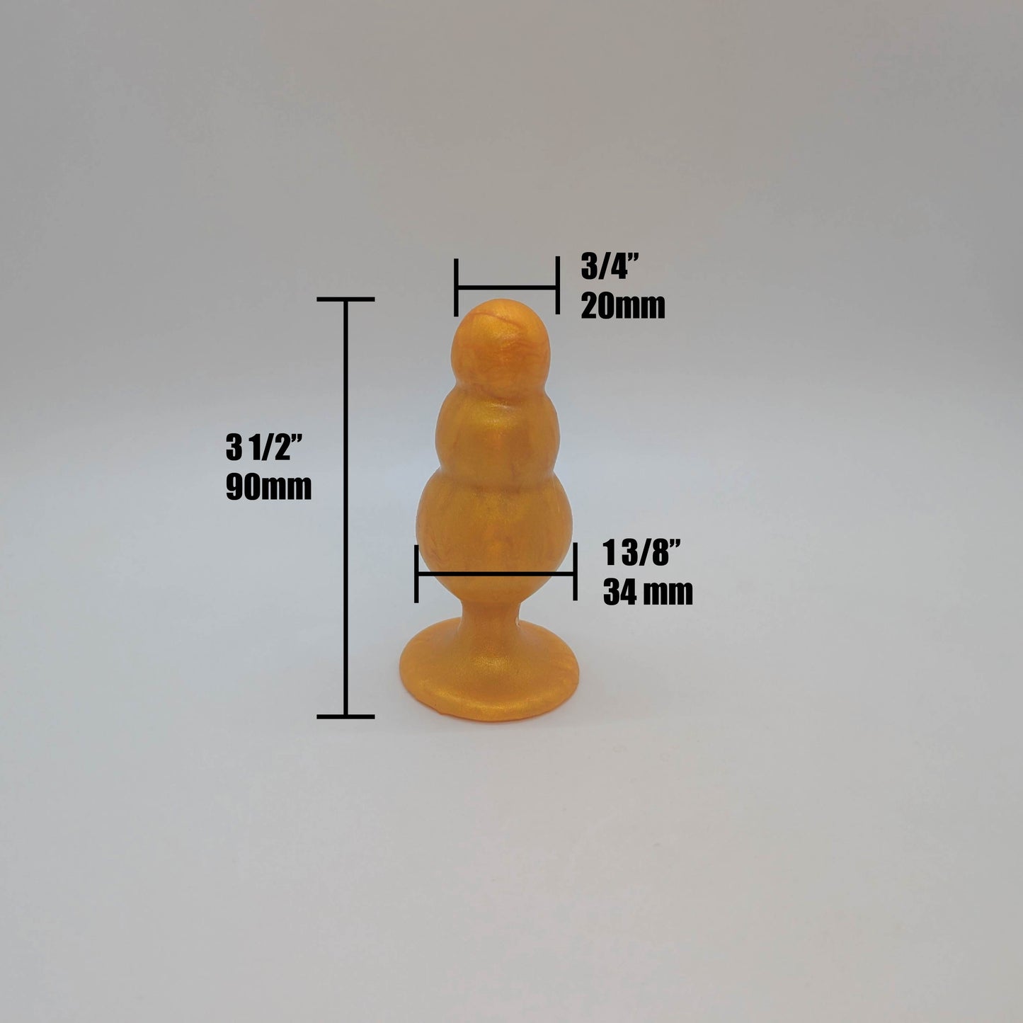 Midnight Knobby Anal Plug