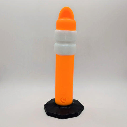 Traffic Delineator 8.5" Silicone Dildo